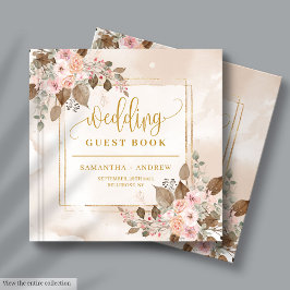 Libro de Bodas de otoño de Soft Pastel & Gold Boho