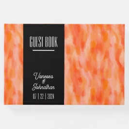 Libro de Bodas Peach sencillo y moderno