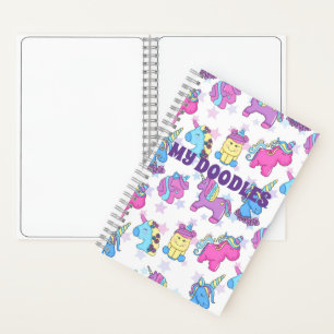 LIBRO DE BOLSILLO DE DOODLE UNICORN