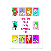 Libro de Caras Tontas para Contar #1: Póster de Nú