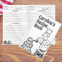 Libro de cocina con cocinero decorando pastel. Rec