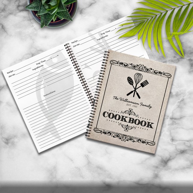 Libro de cocina de la familia de papel de edad ava (Subido por el creador)