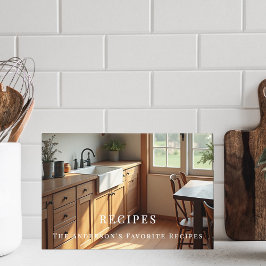 Libro de cocina de la receta