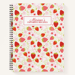 Libro de cocina de la receta de la cocina roja