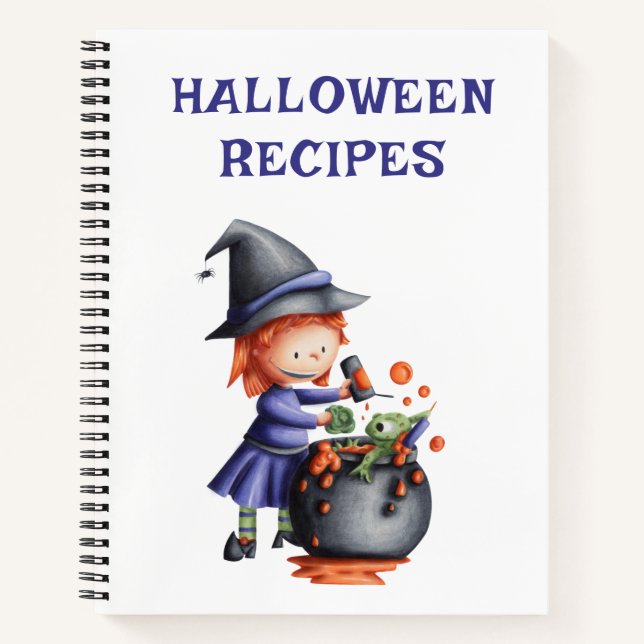 Libro de cocina de las recetas de Halloween (Anverso)