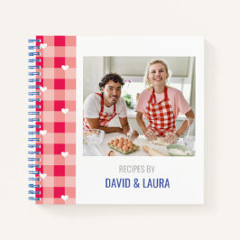 Libro de cocina de memoria de pareja personalizada