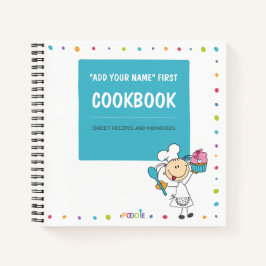 Libro de cocina de memoria personalizada para niño