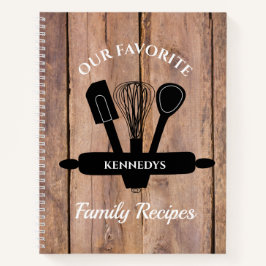 Libro de cocina de recetas familiares favoritas de