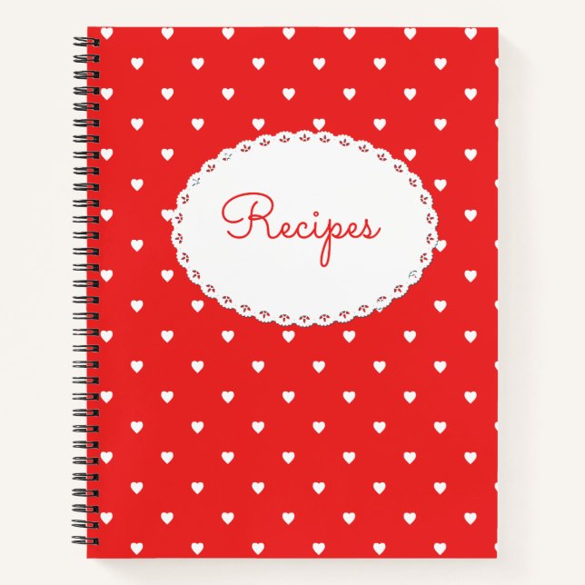 Libro De Cocina En Blanco Para Escribir (Anverso)