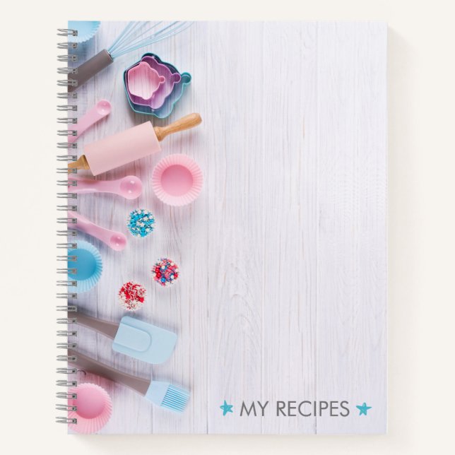 Libro De Cocina En Blanco Para Escribir (Anverso)