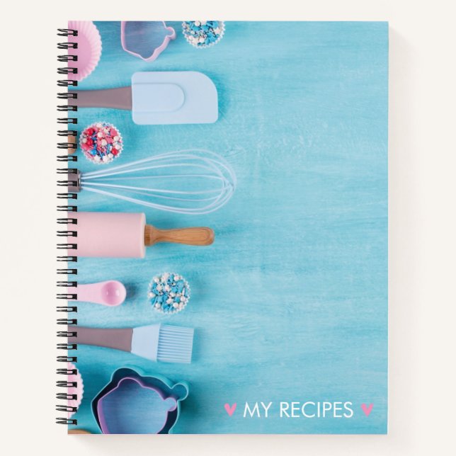 Libro De Cocina En Blanco Para Escribir (Anverso)
