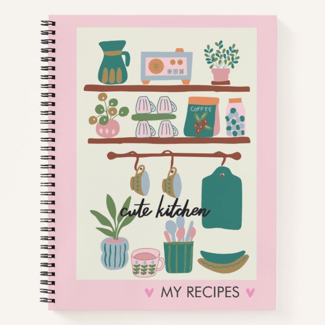 Libro De Cocina En Blanco Para Escribir (Anverso)