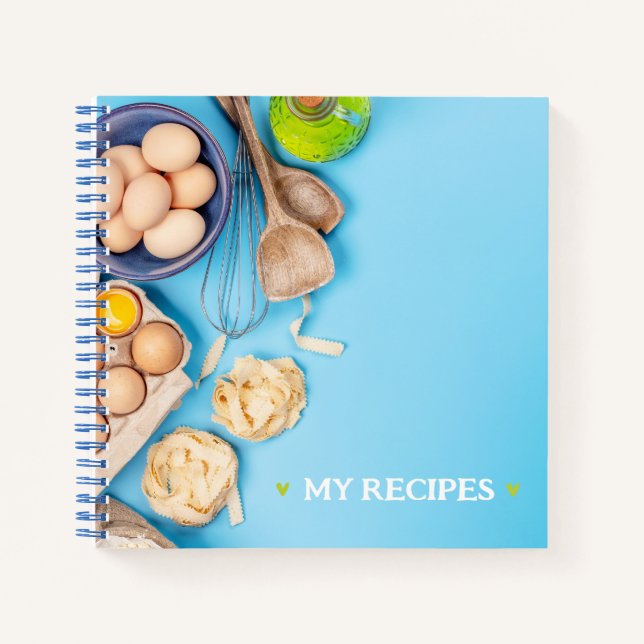 Libro De Cocina En Blanco Para Escribir (Anverso)