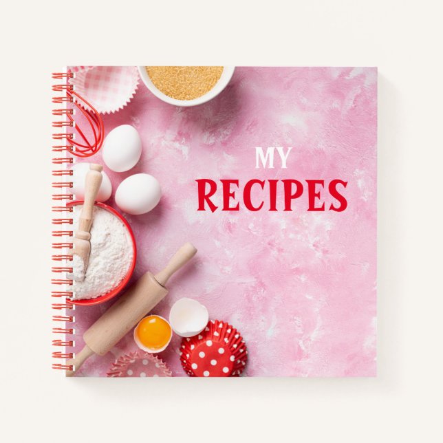 Libro De Cocina En Blanco Para Escribir (Anverso)