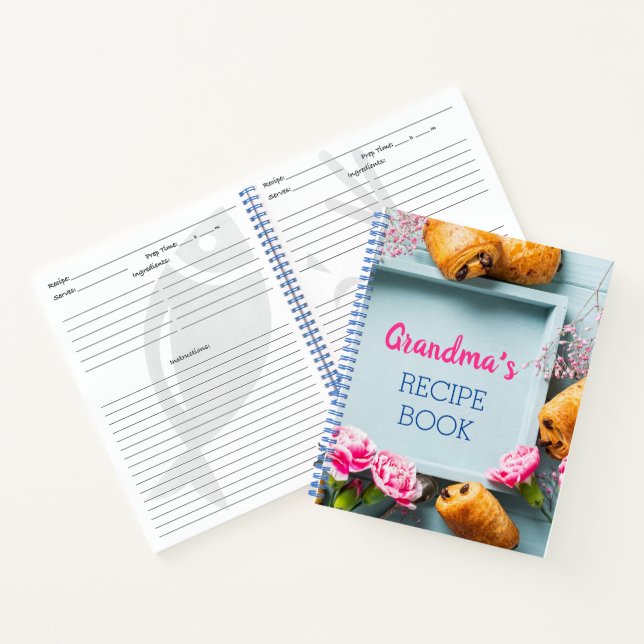 Libro De Cocina En Blanco Personalizado Para Escri (Interior)