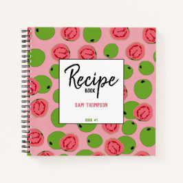 Libro de cocina personalizado del patrón de frutas