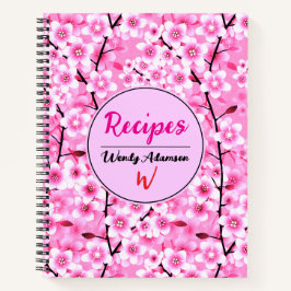 Libro de cocina rosa regalo para ella | Mejor rece