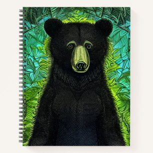Libro de cuentos divertido pequeño oso negro