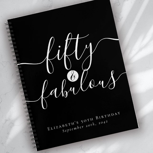 Libro de cumpleaños 50 y fabuloso (Subido por el creador)