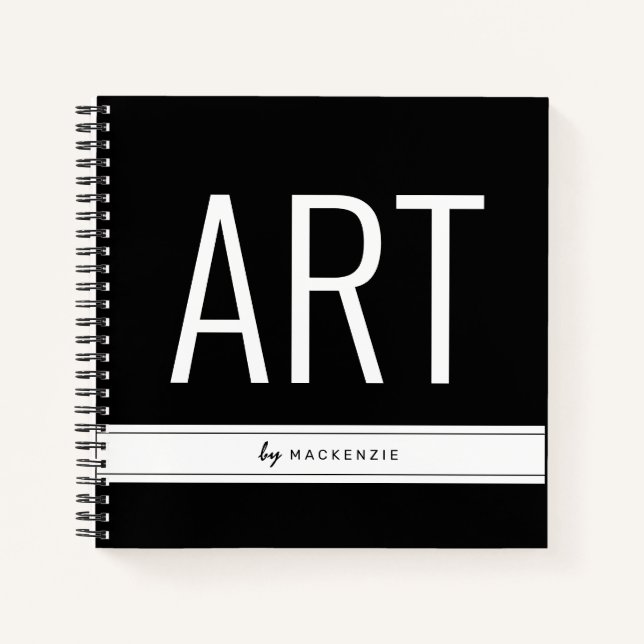 Libro de dibujo con nombre (Anverso)