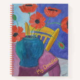 Libro de dibujos animados rojos