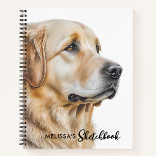 Libro de dibujos de acuarela moderna para perro co