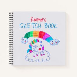 Libro de dibujos rosa femenino