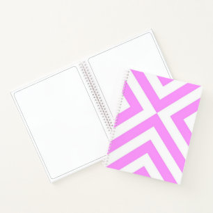 Libro de dibujos sobre los chevrons rosados y blan