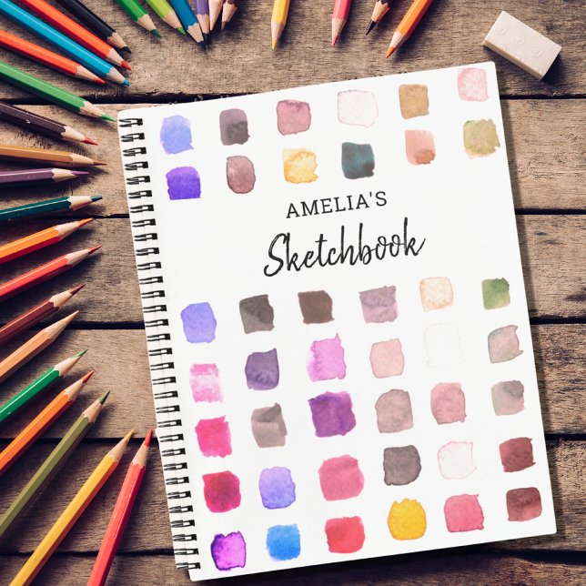 Libro de esbozo colorido personalizado (Subido por el creador)