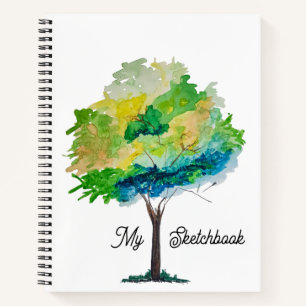 Libro de esbozo de arte Diario de dibujos en blanc