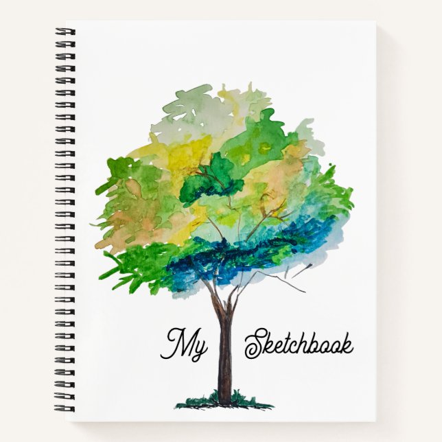 Libro de esbozo de arte Diario de dibujos en blanc (Anverso)