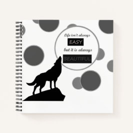 libro de esbozo de espiral inspiradora