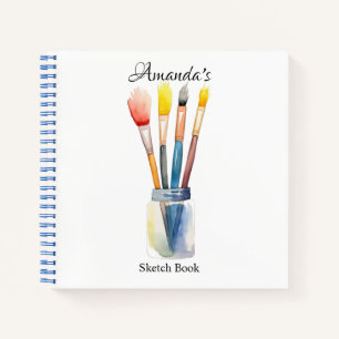 Libro de esbozo de pinceles de artista (PERSONALIZ