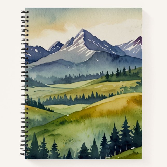 Libro de esbozo minimalista en blanco (Anverso)