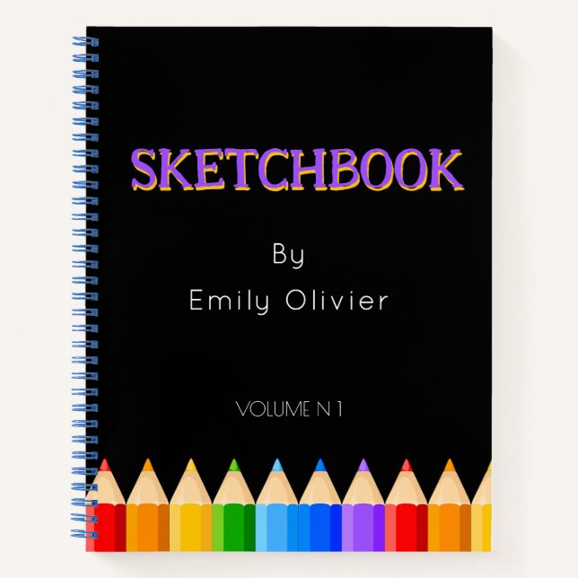 Libro de esbozo personalizado (Anverso)