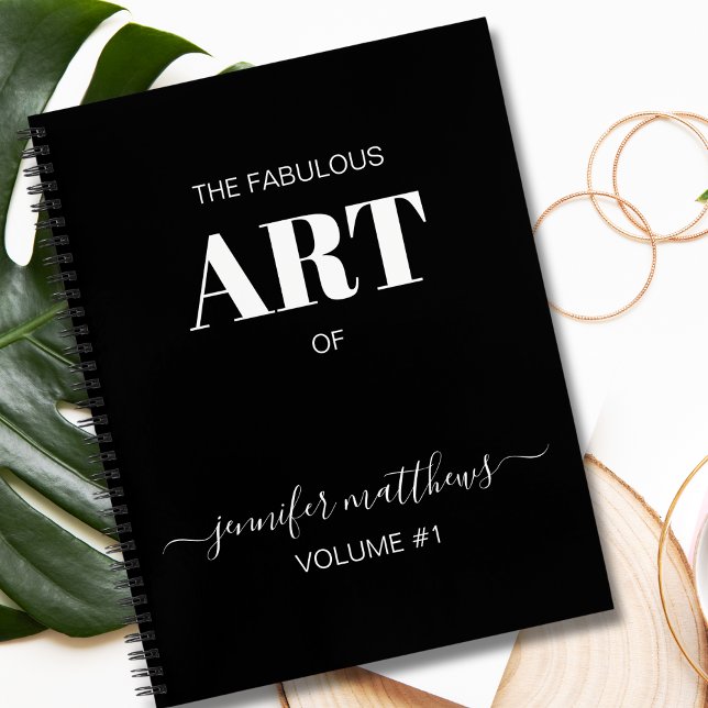 Libro de esbozo personalizado de blanco negro tu n (Subido por el creador)