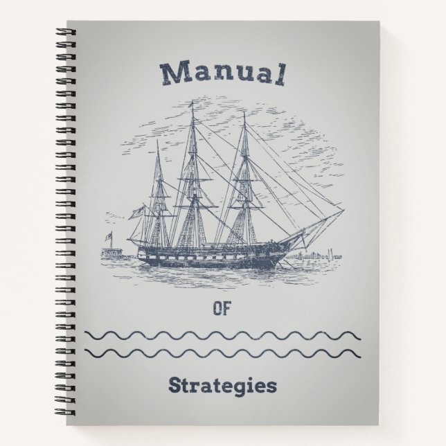 Libro de estrategias, manual, colección de ideas (Anverso)