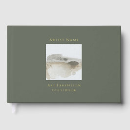 Libro de exposición de arte Relieve metalizado dor