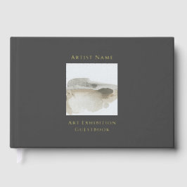 Libro de exposición de arte Relieve metalizado dor