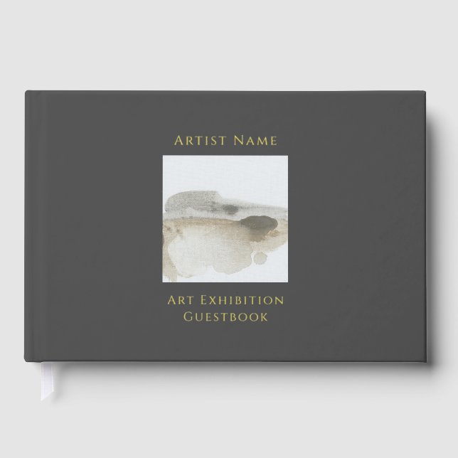 Libro de exposición de arte Relieve metalizado dor (Anverso)