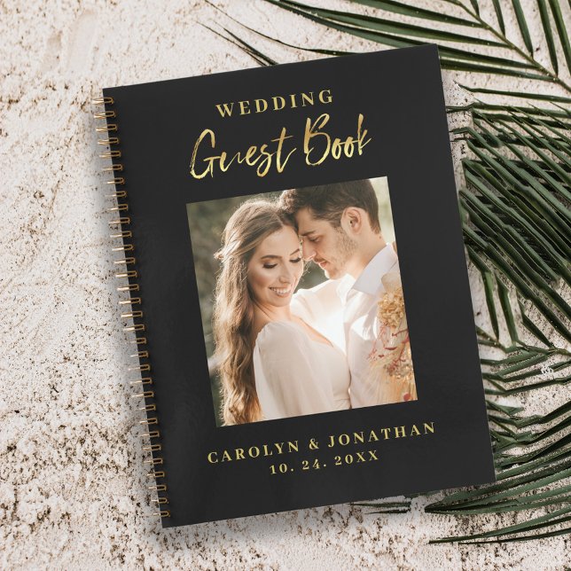 Libro de firmas de boda con elegante escritura en  (Subido por el creador)