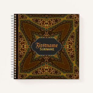 Libro de firmas de invitados personalizado Bohemia