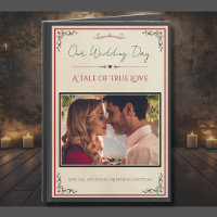 Libro de Fotos Creativo Tarjeta del Día de la Boda