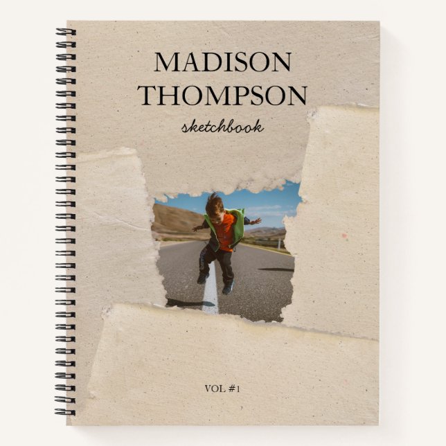 Libro de fotos personalizado de papel de cosecha r (Anverso)