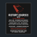 Libro de historia roja, publicidad de curso de his<br><div class="desc">Libro De Historia Roja,  Curso De Historia Publicitando Volantes Por La Tienda De Tarjetas De Negocios.</div>