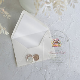 Libro de Historias de Boda Invitación para Despedi