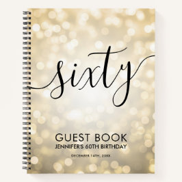 LIBRO DE HUÉSPEDES DE 60 AÑOS con guión moderno