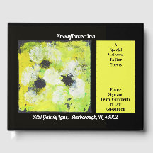 Libro de invitaciones para alquilar una flor de ni