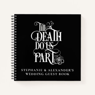 Libro de invitaciones para Bodas de la parte gótic