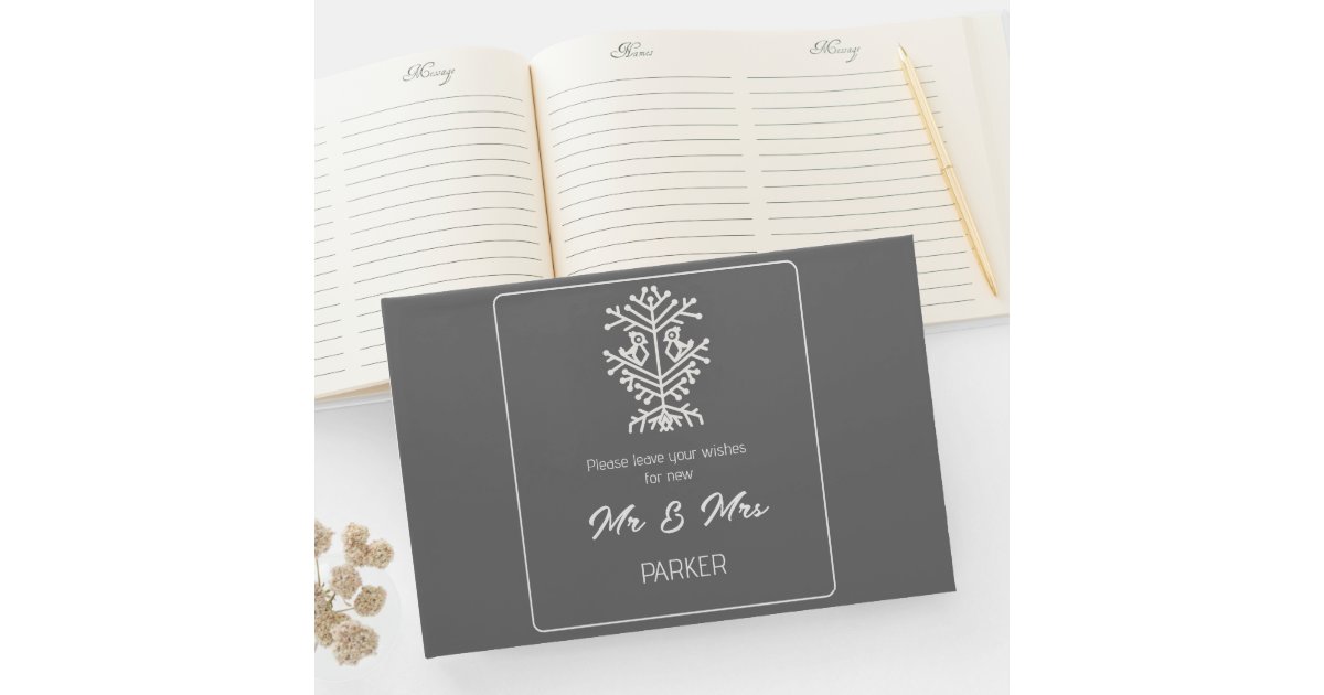 Letrero Vintage Personalizado Para Boda Lésbica – Árbol De Los Deseos O Libro De Visitas Shabby Azul
